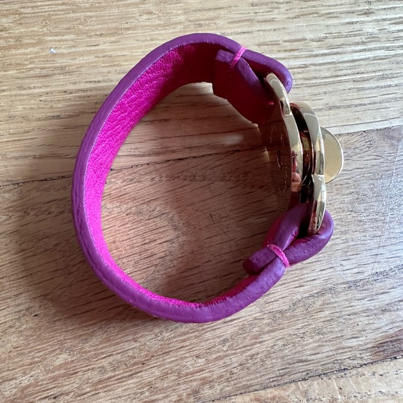 Marc Jacobs Pink Leather Bracelet - Picture 3 of 6